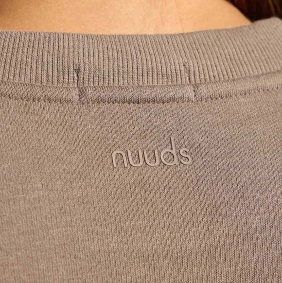 Nuuds vintage fleece crewneck in mocha medium - Picture 5 of 14